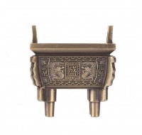 vishine mall-Incense Censer Bronze Collectable Incensory 2 Colors Craft Home-Decoration