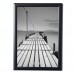 Gethome Black Simulation Wood Table Photo Frame Picture A4 CompleteFrame with Glass Hardboard Back