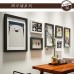 Modern solid wood photo frame photo wall combination of DecorativePainting