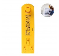 Teekeer Hang Level Picture Hanging Tool, Yellow ABS Lightweight Uspension Measurement Marking Position Tool For Photos, Frames, Clocks, Etc.