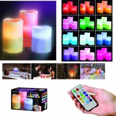 3PCS Of 1SET Fashion Led Flameless Flickering Tealight Candles Battery Operated For Wedding Birthday Party Christmas Safty Home Decoration