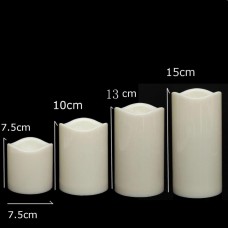 1pcs LED Flameless Wax Mood Candles Lights For Home Wedding Party size:13 cm