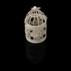 Creative Hollow Hanging Bird Cage Candle Holder Candlestick Lantern Bridal Decor