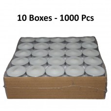 High Quality Smokeless Unscented Tealight Tea Light Candle (10boxes X 100 pcs)
