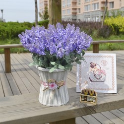 Artificial Lavender Flower Bouquet
