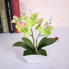 Artificial Butterfly Orchid Silk Flower Bouquet PhalaenopsisWedding Home Decor