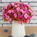 Sunshop 1 Bunch Home Office Desktop Decor Romantic Simulation Rose Flower Wedding Bridal Bouquet